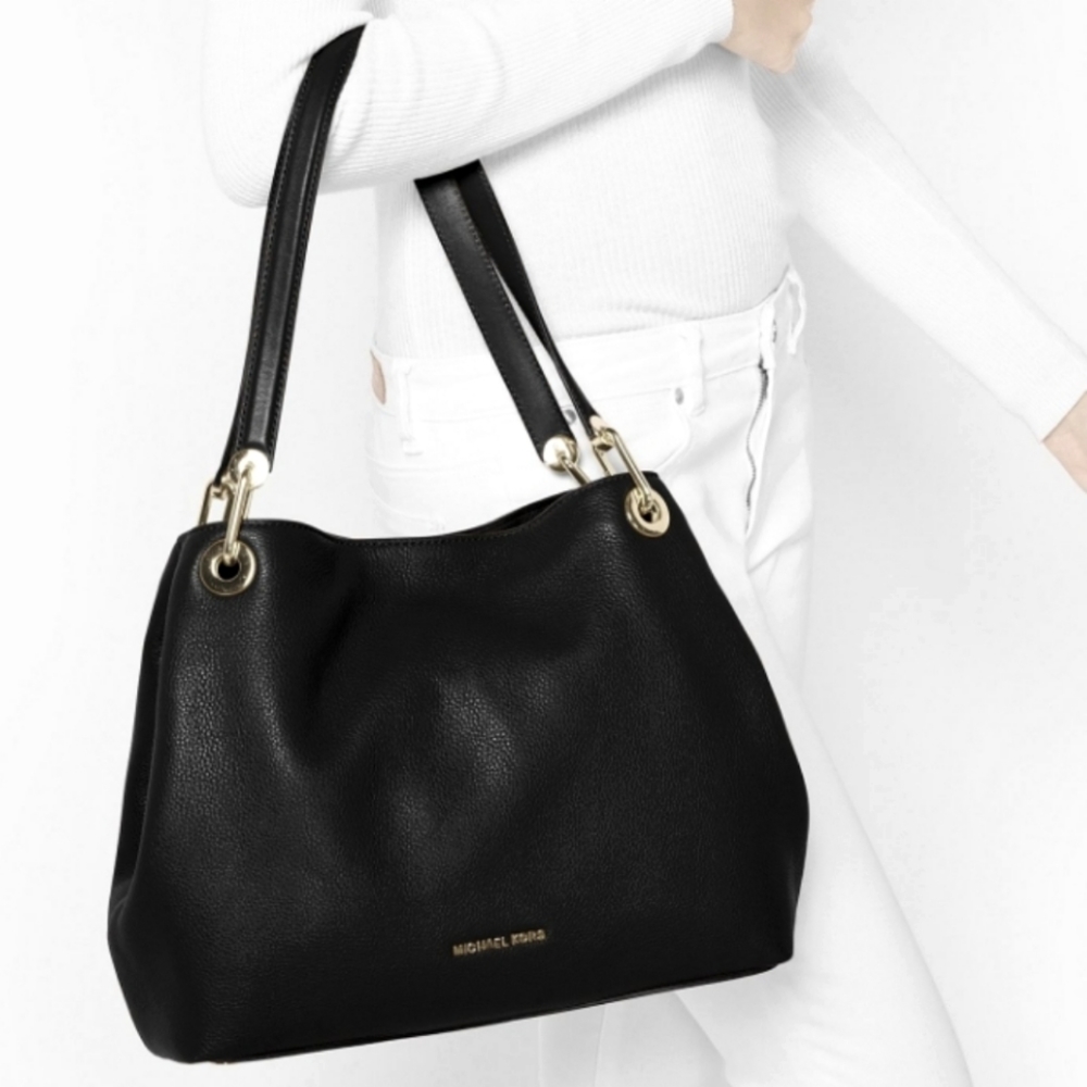 Michael Kors Raven Large Leather Shoulder Bag-Great Condition